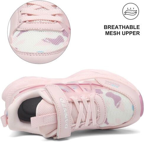 Dannto Kids Sneakers Boys Tennis Shoes Girls Running Shoes Breathable Sports Walking Athletic Shoes for Little Kid/Big Kid in Saudi Arabia