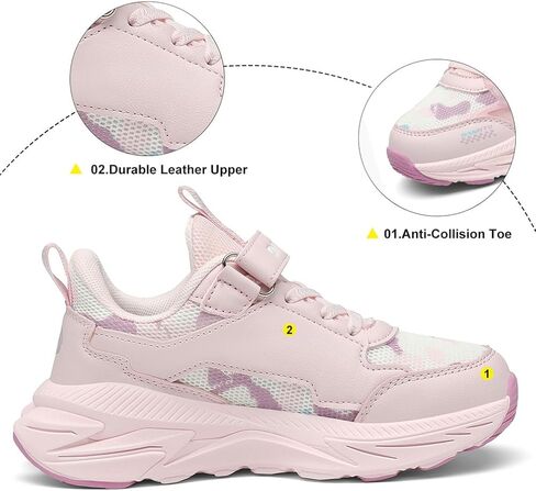 Dannto Kids Sneakers Boys Tennis Shoes Girls Running Shoes Breathable Sports Walking Athletic Shoes for Little Kid/Big Kid in Saudi Arabia