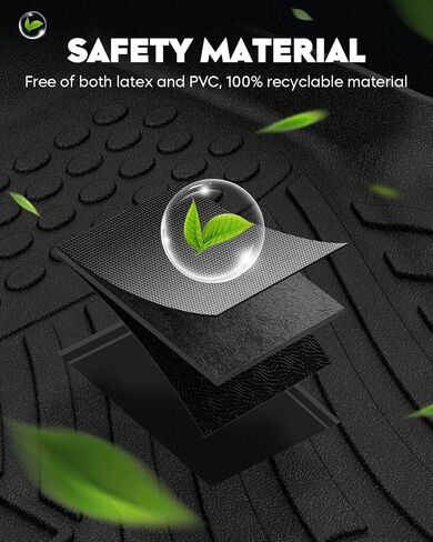 Floor Mats for Hyundai Sonata FWD 2020-2023, Kia K5 2021-2023, Only for FWD Models, All Weather Protection, 3pcs FloorLiner Combo Set in Saudi Arabia