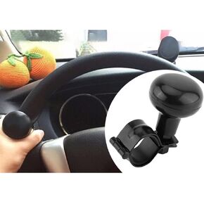 ZPSHYD Steering Wheel Knob, Steering Wheel Knob Spinner Suicide Knob Steering Knob Steering Wheel Spinner Steering Wheel Ball Knob for Cars, Trucks, Tractors, Boats, Golf Cart (Black)