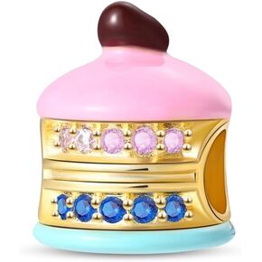 Silver Charms for Pandora Bracelets and Necklace for Women Gourmet Food Dangle Beads Jewelry Gifts