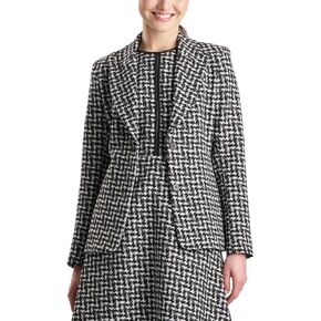 N Natori Women's Japanese Check Blazer Length 26"