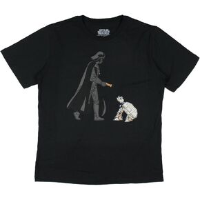 Star Wars Boy's Darth Vader The at-at Trainer Meme Good Boy at-at Graphic Tee Kids Short Sleeve T-Shirt