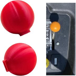 Throttle Control Knob for John Deere Z425, Z225, Z645, Z665 (Pack 2 Pcs), Rojo