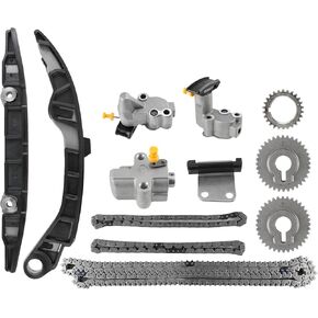 MOTOALL 13028JK20A Engine Timing Chain Kit Fit for Infiniti Nissan 370Z QX70 G37 M37 Q60 V36 VQ37VHR 3.7L Replaces# 13028JK20B 13070EY00A 13070JK21C