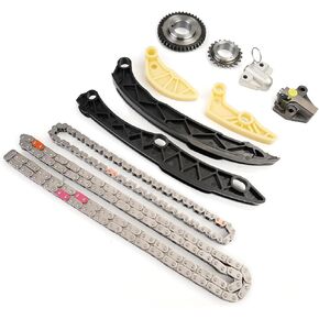 Engine Timing Chain Kit with Oil Pump Gear Compatible with Kia Optima 2014-2017 Compatible with Sorento 2011-2018 Compatible with Sportage 2011-2017 Replace# 24321-2G111 24420-2C101
