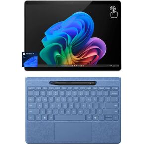 Microsoft Surface Pro 11 Bundle, 2-in-1 Tablet with Pro Keyboard and Slim Pen, Copilot+ PC, 13" Touchscreen OLED Display, Snapdragon X Elite (12 Core), 16GB RAM, 2TB SSD, Windows 11 Pro, Black