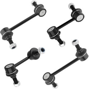 4Pcs Front & Rear Stabilizer Sway Bar Links Set Fits 2002-2003 Chevrolet Trailblazer For GMC Envoy For Isuzu Ascender For Oldsmobile Bravada K6665 K6666 K6667 K6668