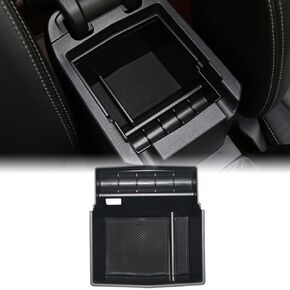 Vesul Center Console Organizer Armrest Storage Tray Compatible with Subaru Forester 2014 2015 2016 2017 2018 ABS Tray Insert Box Glove Pallet