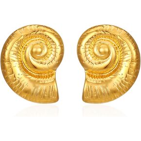 Chunky Gold/Silver Earrings for Women Trendy Knot Link Earrings Geometry Drop Dangle Earrings Statement Stud Earrings Fashion Jewelry Gift