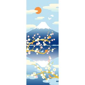 HAMAMONYO Picture Tenugui 'Reflected Mt.Fuji'