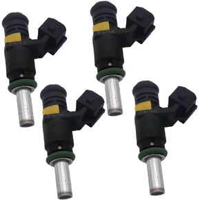 8M6002428 4pcs Fuel Injectors Nozzles 8 Holes Replacement for Mercury Mariner Outboard 65HP 75HP 80HP 90HP 100HP 115HP 4-Stroke for Mercruiser 4.5L MPI 200HP 250HP