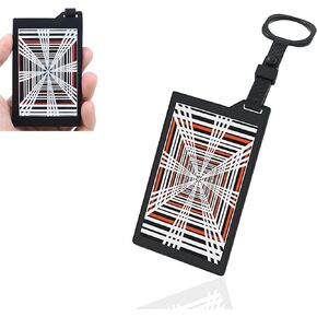 Plaid Key Card Holder Case Compatible with Tesla Model Y 3 X S Interior Accessories Keychain Key Chain Key Ring Cover Trim