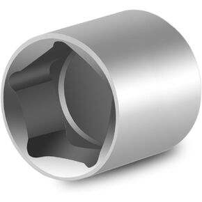 Stainless Steel Penta Socket 3/8" Drive 51/64" 5-Point Utility Impact Socket for 5 Point Nuts on Fire Hydrant Curb Cover or Valve