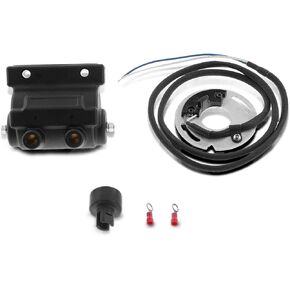 A-Premium Ignition Coil Kit Dual Fire DSK6-1 Compatible with Harley-Davidson Sportster 883 1987-2003, with Coil