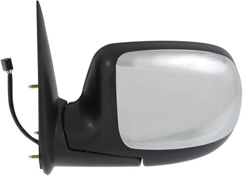 For Chevy Silverado 1500 1999 2000 2001 2002 Door Mirror Passenger Side | Power Remote | Heated | Chrome | Replacement For 335-5401R3ECH, 15179830 | GM1321173 in Saudi Arabia