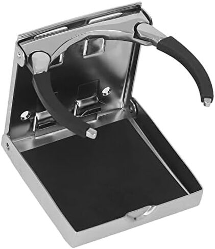 Adjustable Drink Holder,KIMISS Foldable Cup Holder Water Drink Cup Stand Stainless Steel Drink Cup Mount for Boat Yacht Car Yachting RV in Saudi Arabia