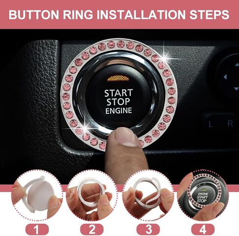 قطعتان من قواعد أكواب السيارة، قواعد أكواب السيارة من حجر الراين لحاملات الأكواب، مقاومة للصدمات، عازل للحرارة، مع حلقة زر إشعال السيارة، مناسبة لمعظم السيارات الشائعة (أبيض) in Kuwait