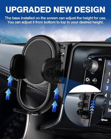 Autorder Car Phone Holder for 2022 2023 2024 2025 Kia EV6 Accessories Phone Mount 12.3-Inch Screen Cell Phone Automobile Cradles Hands-Free 360 Degree Rotation in Saudi Arabia