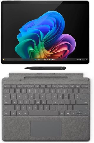 Microsoft Surface Pro 11 Bundle, 2-in-1 Tablet with Pro Keyboard and Slim Pen, Copilot+ PC, 13" Touchscreen OLED Display, Snapdragon X Elite (12 Core), 16GB RAM, 2TB SSD, Windows 11 Pro, Black in Saudi Arabia