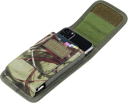 جراب متين وشديد التحمل للهاتف الخلوي مزود بمشبك حزام وحلقات للحزام لهاتف Galaxy S24 S23 S22 S21 S20 S10 A10e، iPhone 14 15 Pro 13 12 11 Pro XR XS، Google Pixel 8 7a 6a 5، LG Phoenix 4 (M، Camo) in Saudi Arabia