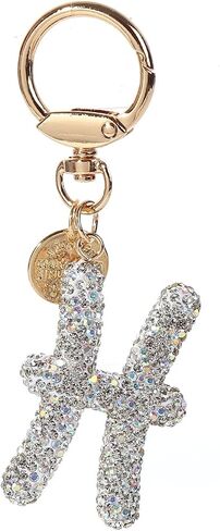 Rhinestone Zodiac Sign Horoscope Charms Key Ring 12 Constellation Astrology Key Chain for Women Girls Birthday Jewelry in Kuwait