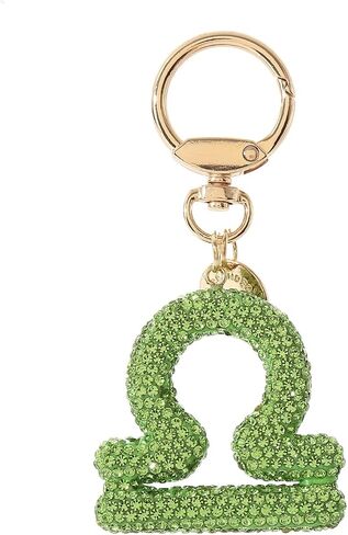 Rhinestone Zodiac Sign Horoscope Charms Key Ring 12 Constellation Astrology Key Chain for Women Girls Birthday Jewelry in Kuwait