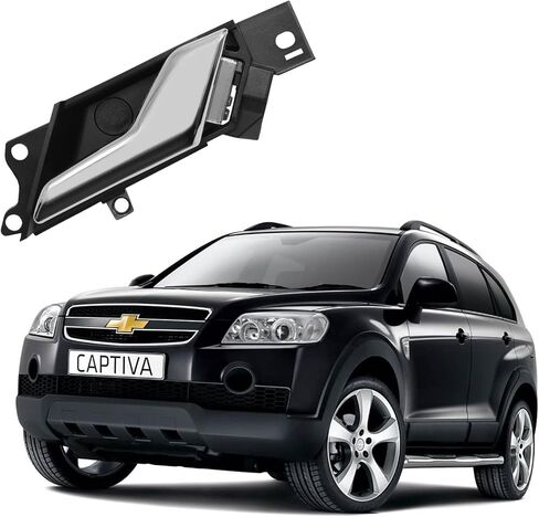 Gledewen Interior Door Handle, Compatible with 2012-2015 Chevy Captiva Sport | 2008-2010 Saturn Vue, Front/Rear Inside Right Passenger Side | Replace# 96861999 96660864 20983661 Inner Handle in Kuwait