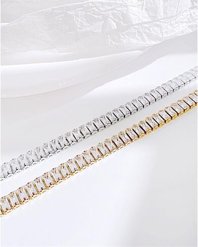 Womens Pearl Link Chain Bracelet, Stainless Steel CZ Stone Dainty Bracelet Trendy,Wedding Birthday Jewelry Gifts in Saudi Arabia