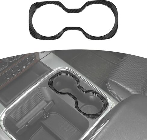 RT-TCZ for RAM Front Cup Holder Trim Cover for RAM 1500 2012-2017 Chrome Interior Accessories 1pc in Saudi Arabia
