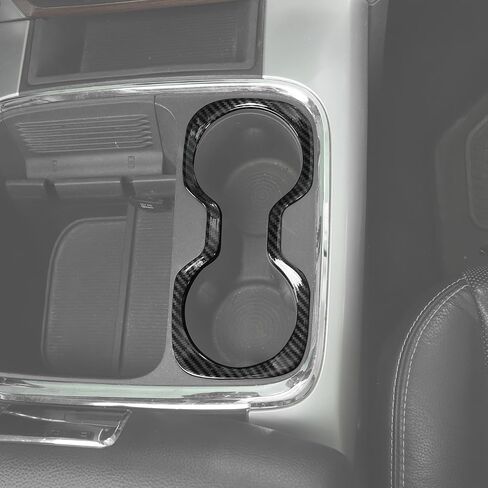 RT-TCZ for RAM Front Cup Holder Trim Cover for RAM 1500 2012-2017 Chrome Interior Accessories 1pc in Saudi Arabia