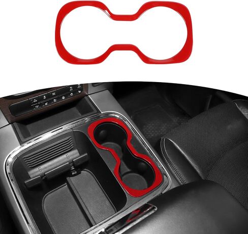 RT-TCZ for RAM Front Cup Holder Trim Cover for RAM 1500 2012-2017 Chrome Interior Accessories 1pc in Saudi Arabia