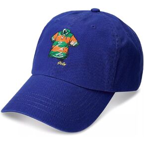 Polo Ralph Lauren Baseball Hat with Mini Polo Shirt–EmbroideryTwill Ball Cap in Heritage Royal Blue