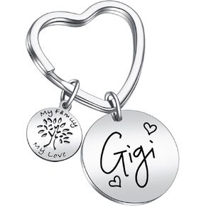 Gigi Birthday Keychain Gigi Gift From Grandkid Meme Jewelry Grandma Gift Nana Keychain