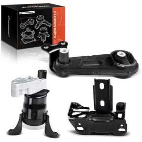 A-Premium 3PCS Engine Motor Mount Transmission Mount Torque Strut Mount Set Compatible with Mazda 2 2011 2012 2013 2014 L4 1.5L Petrol, Automatic Transmission, Replace# D65239060H, D65239040