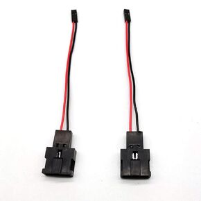 YDC License Plate Light Wiring Adapter Connector License Number Plate Car Number LED Light Lamp Connector Plug Compatible with Audi A1/A4/A5/A6/A7 Q5 Passat S5