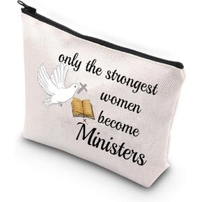 VAMSII Minister Tote Bag Women Minister Gifts Pastor Appreciation Gifts only the Strongest Women Become Ministers