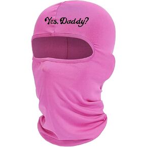Ski Mask for Men Women Yes Daddy Balaclava Face Mask Windproof Sun UV Protection Shiesty Mask for Outdoor Sports