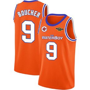 90s Basketball Jersey for Party,Bobby Boucher #9 The Waterboy Sandler 50th Anniversary Movie Basketball Jersey