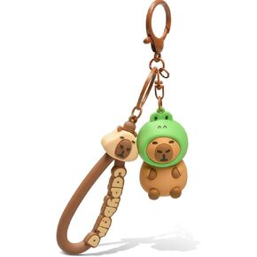 Cute Capybara Keychain,Cute Creative Funny Key-ring Bag Pendant Animal Key Chain Cute Decorative Pendants For Women