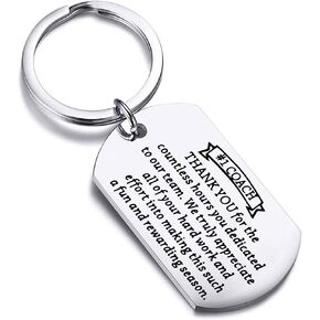 FUSTMW Coach Thank You Keychain #1 Coach Gift Appreciation Gift for Football Basketball Soccer Baseball Coach Retirement Gift (#1 Coach Gift)