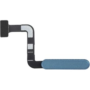 for Samsung Galaxy A32 5G Black Power Button and Fingerprint Sensor Flex Cable Replacement Side Power On/Off Switch Control Button Connector Flex Cable Repair Parts for A32 5G SM-A326U A326U1