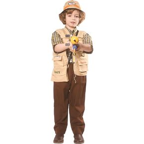 Dress Up America Fisherman Costume for Boys - Kids Fishing Hat and Vest - Explorer Outfit for Children