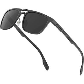 ATTCL Square Polarized Sunglasses Men: UV Protection FibraX Carbon Sunglass for Driving, Fishing, Travel, Mens Shades in Saudi Arabia