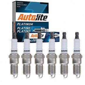 6 pc Autolite Platinum Spark Plugs compatible with Ford Ranger 3.0L V6 1991-2003