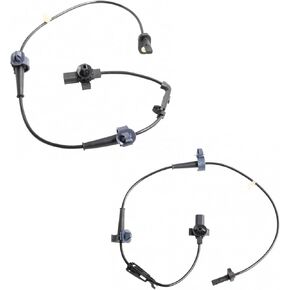 TRQ Front ABS Wheel Speed Sensor Set Compatible with 2013-2021 Acura ILX 2012-2013 Honda Civic