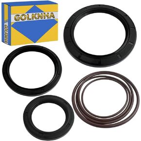 Rear Differential Seal KIT Compatible with Yamaha Bear Tracker Big Bear Bruin Grizzly Wolverine Kodiak 250 350 400 450 OEM#93102-65277-00 93316-013Y0-00 93101-52116-00