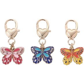 3 قطع النساء المفاتيح زهرة مفتاح سلسلة سحر لطيف حقيبة صغيرة سحر سيارة حلقة رئيسية سلسلة مفاتيح معدنية قلادة للنساء الفتيات in Kuwait