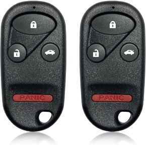 Car Key Fob Remote Keyless Entry Control A269ZUA101 434MHz 3 Button Replacement for 1996-2009 Honda Accord Civic Insight Odyssey Pilot S2000-2 Pack