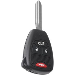 OHT692427AA Car Key Fob Keyless Flip Entry Remote OHT692713AA 4 Button Vehicles Replacement Compatible with Aspen Sebring Avenger Charger Durango Ram Commander Compass Wrangler